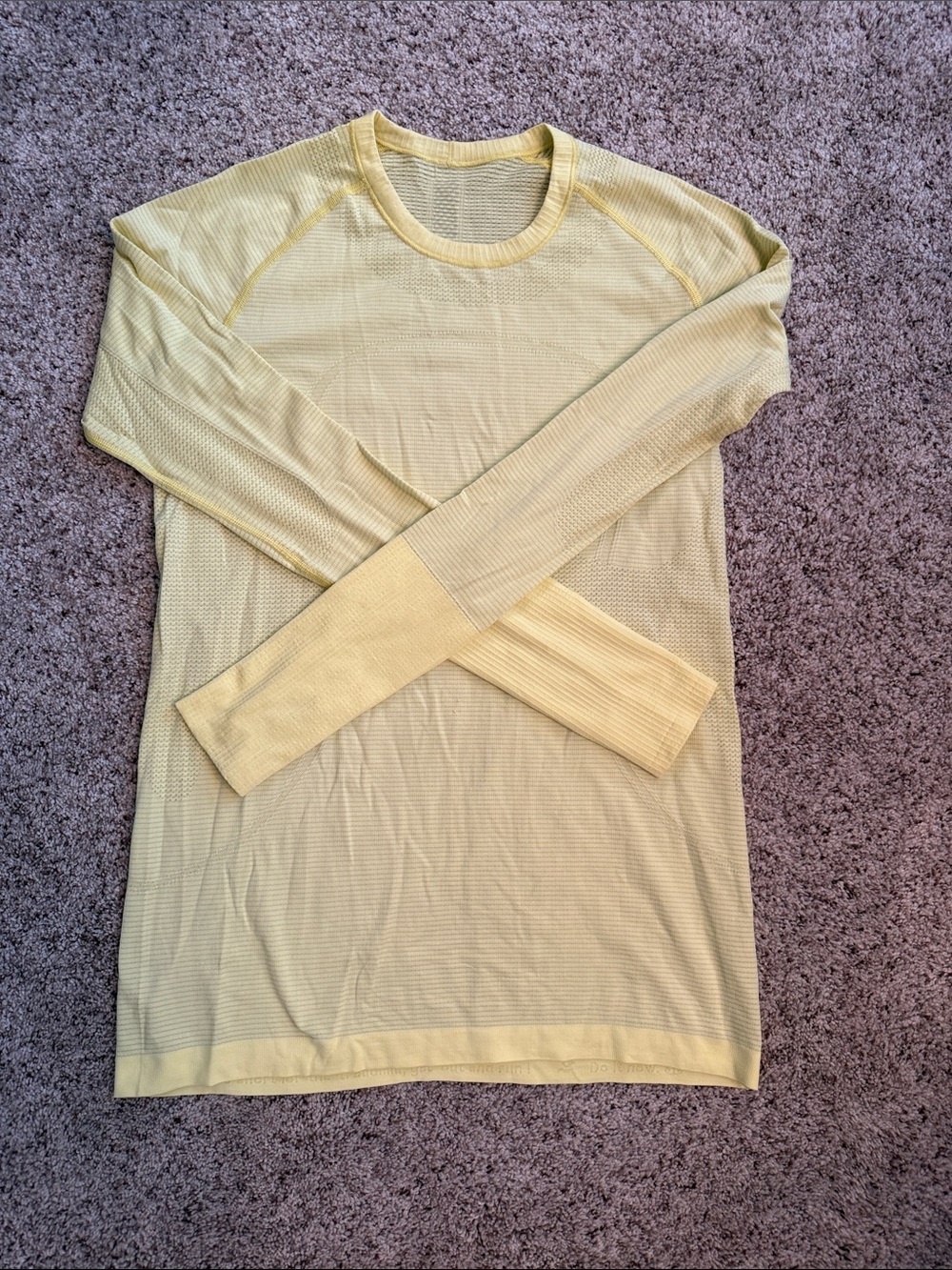 Lululemon yellow long sleeve